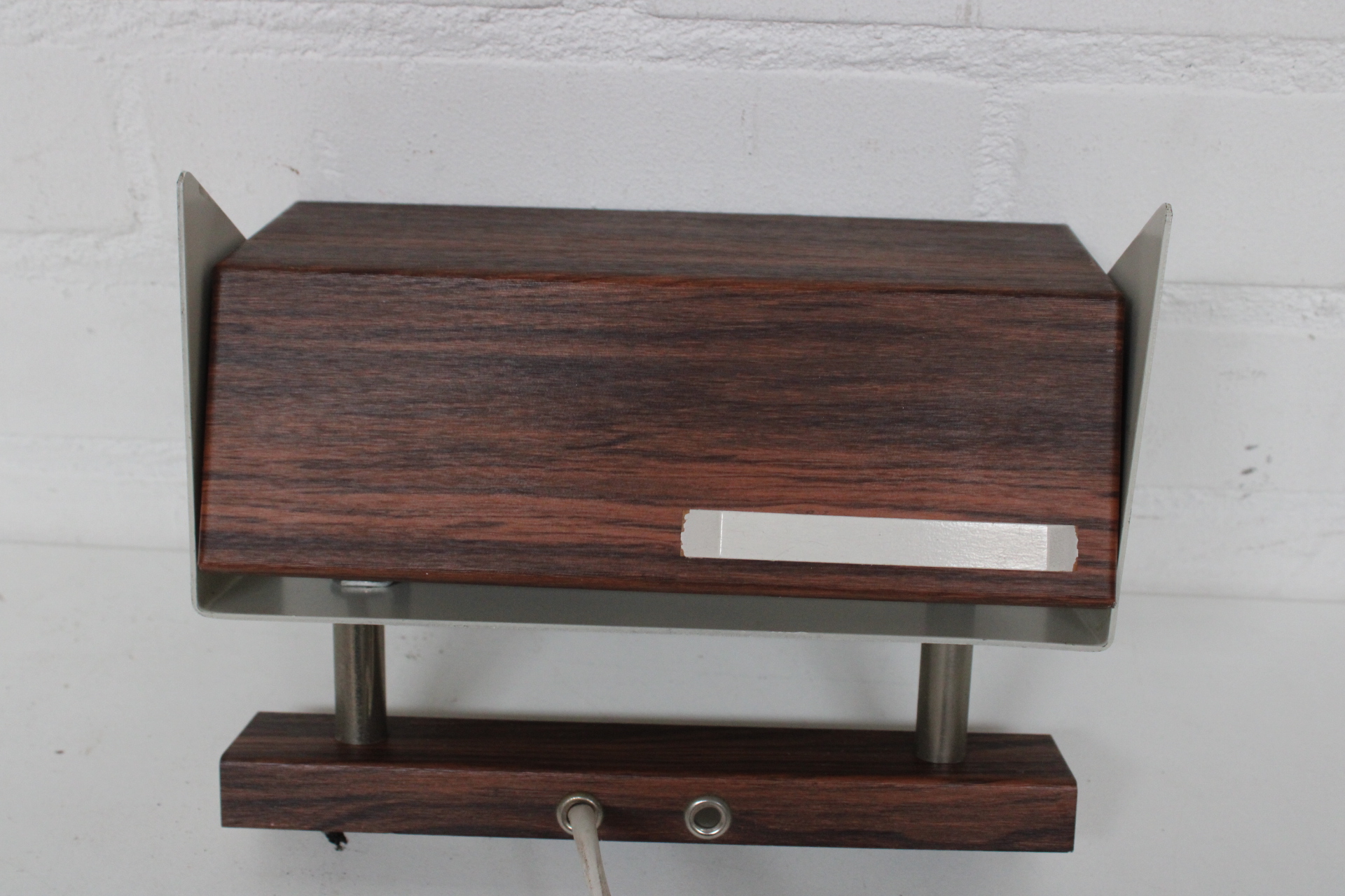 Set vintage houten design lampen met metalen accenten – foto 9 – kavel bij GSD Auctions, Zoeterwoude