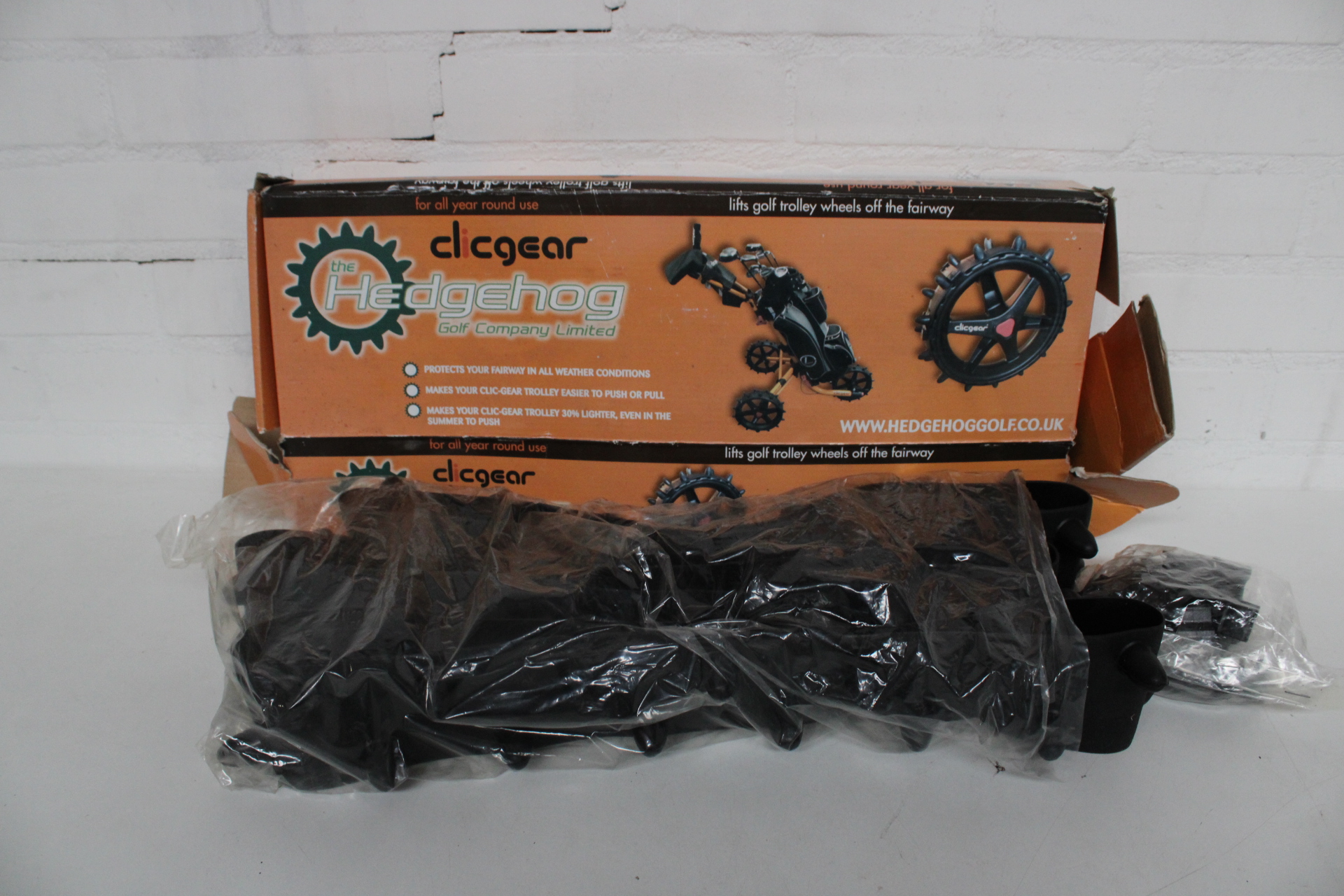 Clicgear Hedgehog golf trolley wielen – foto 2 – kavel bij GSD Auctions, Zoeterwoude