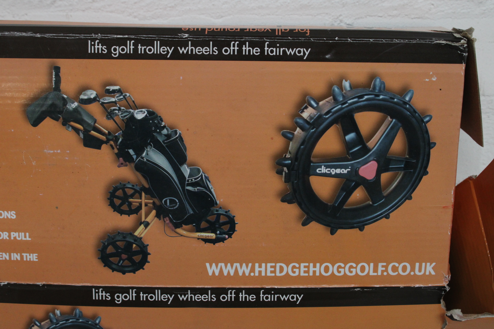 Clicgear Hedgehog golf trolley wielen – foto 4 – kavel bij GSD Auctions, Zoeterwoude