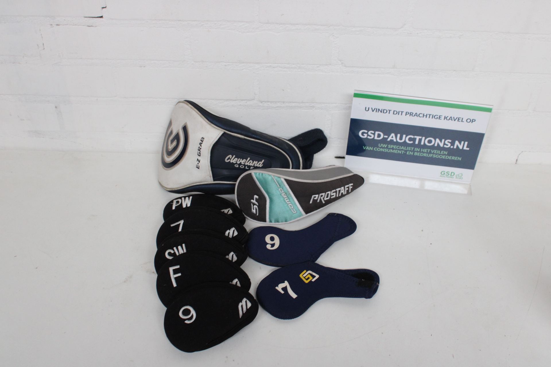 Golfclub hoofddeksels Cleveland Golf en PROSTAFF – kavel bij GSD Auctions, Zoeterwoude