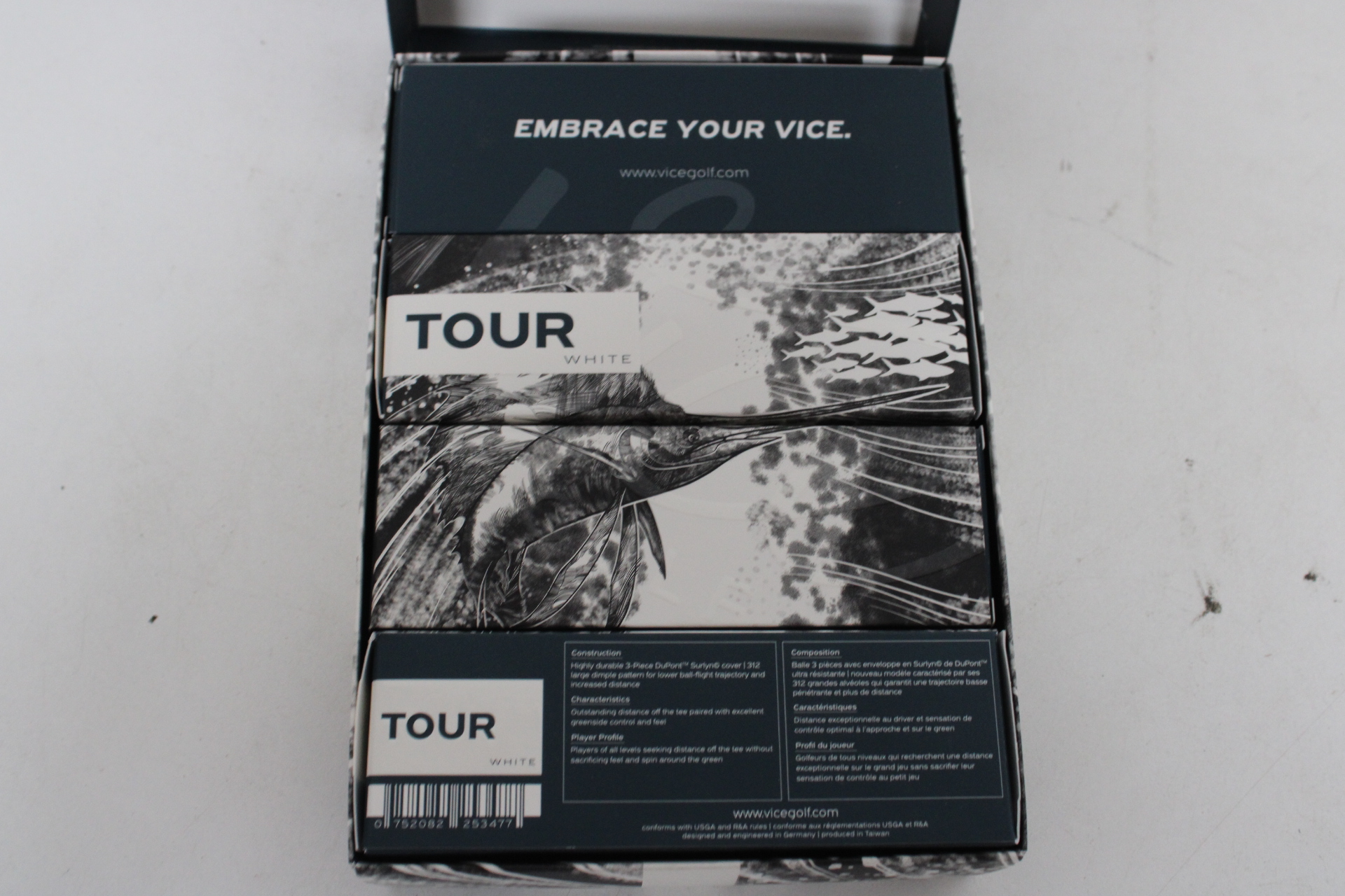 Vice Golf Tour White golfballen – foto 8 – kavel bij GSD Auctions, Zoeterwoude