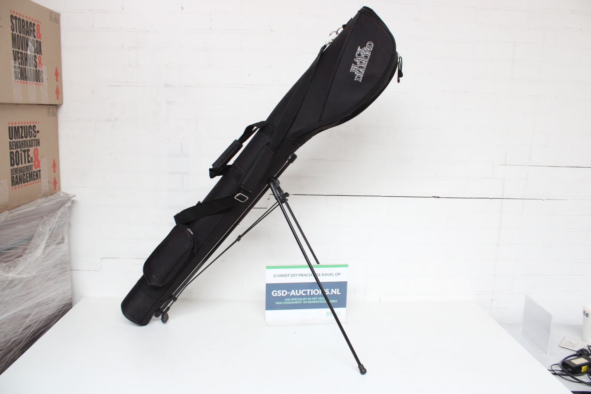 Black Diamond draagtas met standaard – kavel bij GSD Auctions, Zoeterwoude