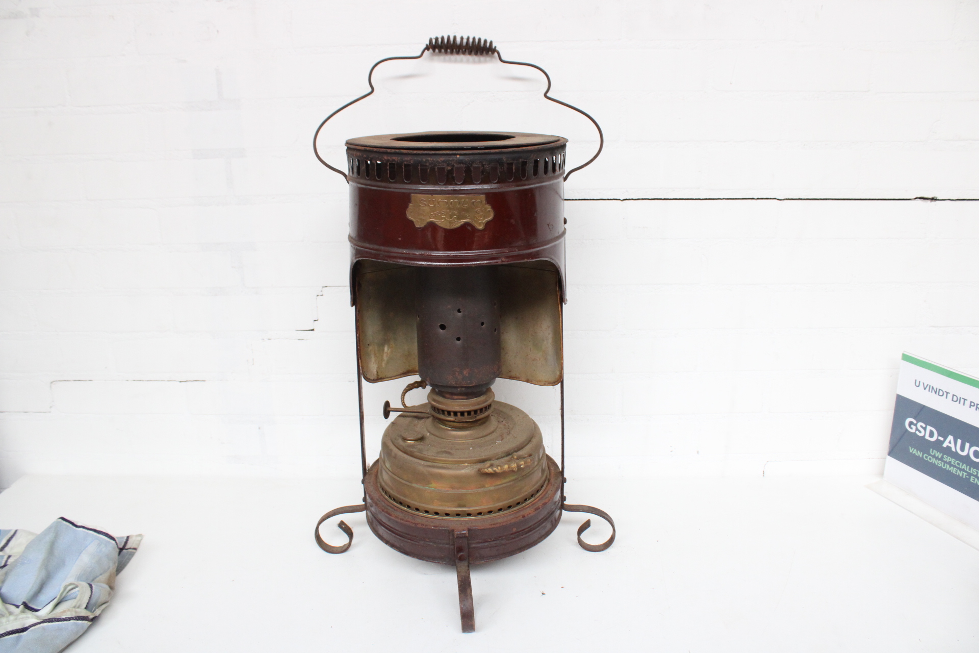 Antieke Summum petroleumlamp – foto 2 – kavel bij GSD Auctions, Zoeterwoude