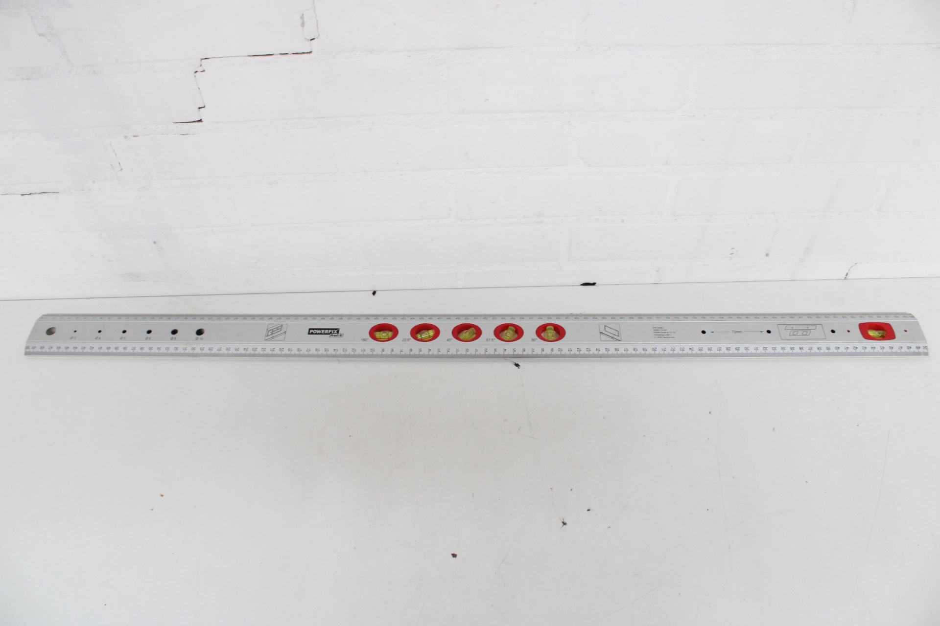 Powerfix aluminium waterpas liniaal met meerdere libellen – foto 2 – kavel bij GSD Auctions, Zoeterwoude
