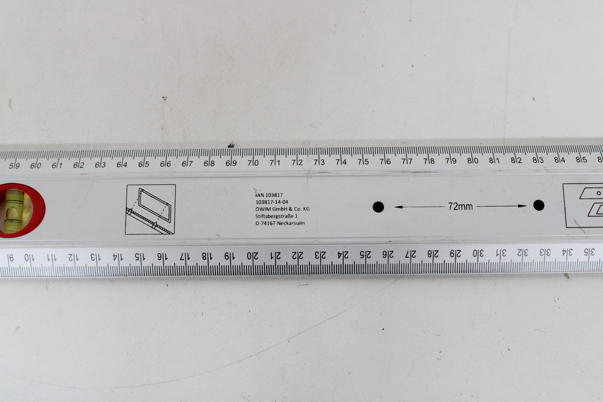 Powerfix aluminium waterpas liniaal met meerdere libellen – foto 6 – kavel bij GSD Auctions, Zoeterwoude