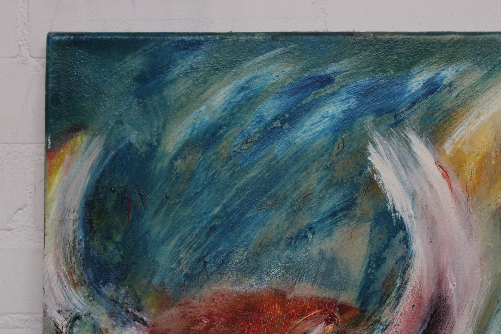 Schilderij met afbeelding van vier stieren – foto 3 – kavel bij GSD Auctions, Zoeterwoude