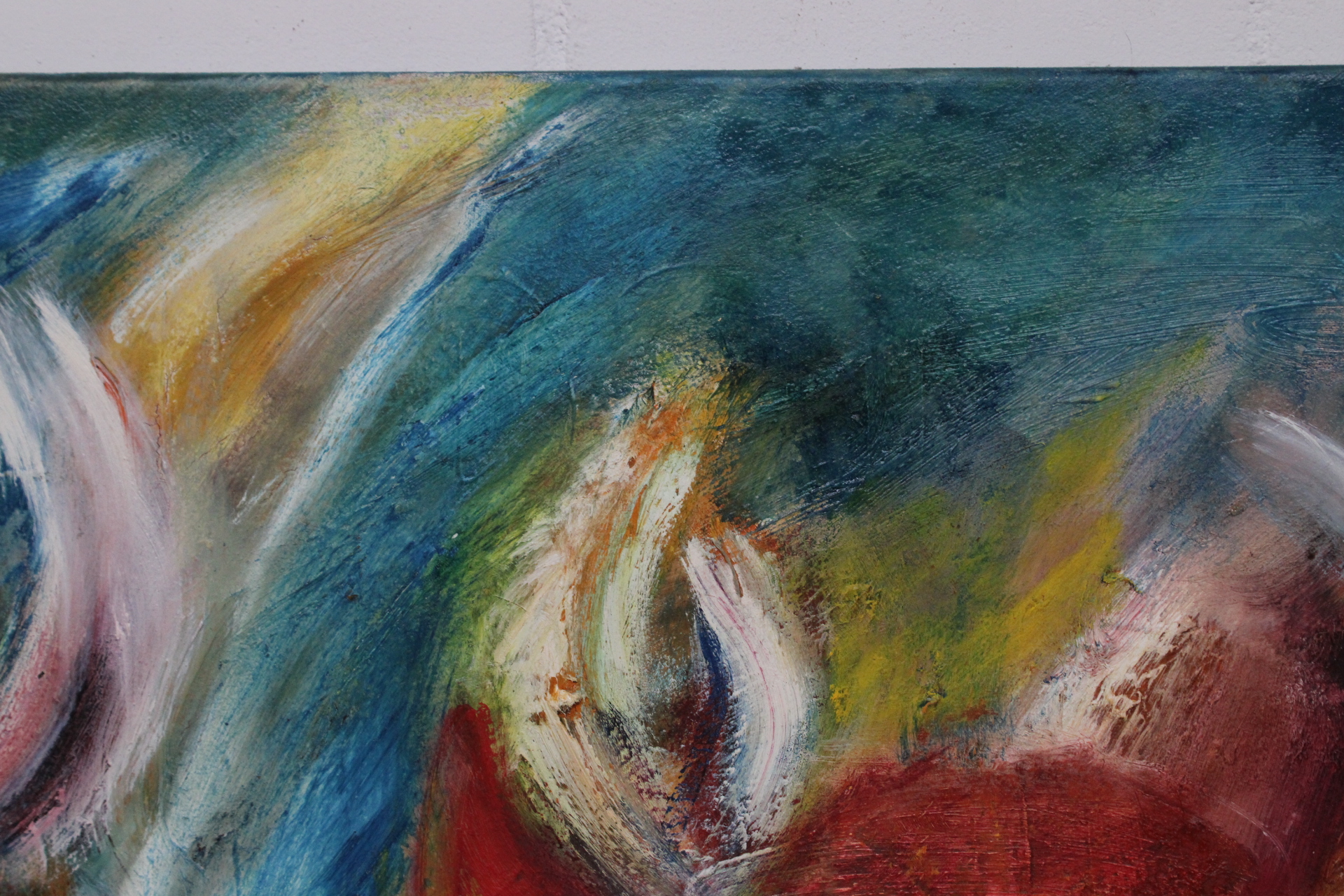 Schilderij met afbeelding van vier stieren – foto 4 – kavel bij GSD Auctions, Zoeterwoude