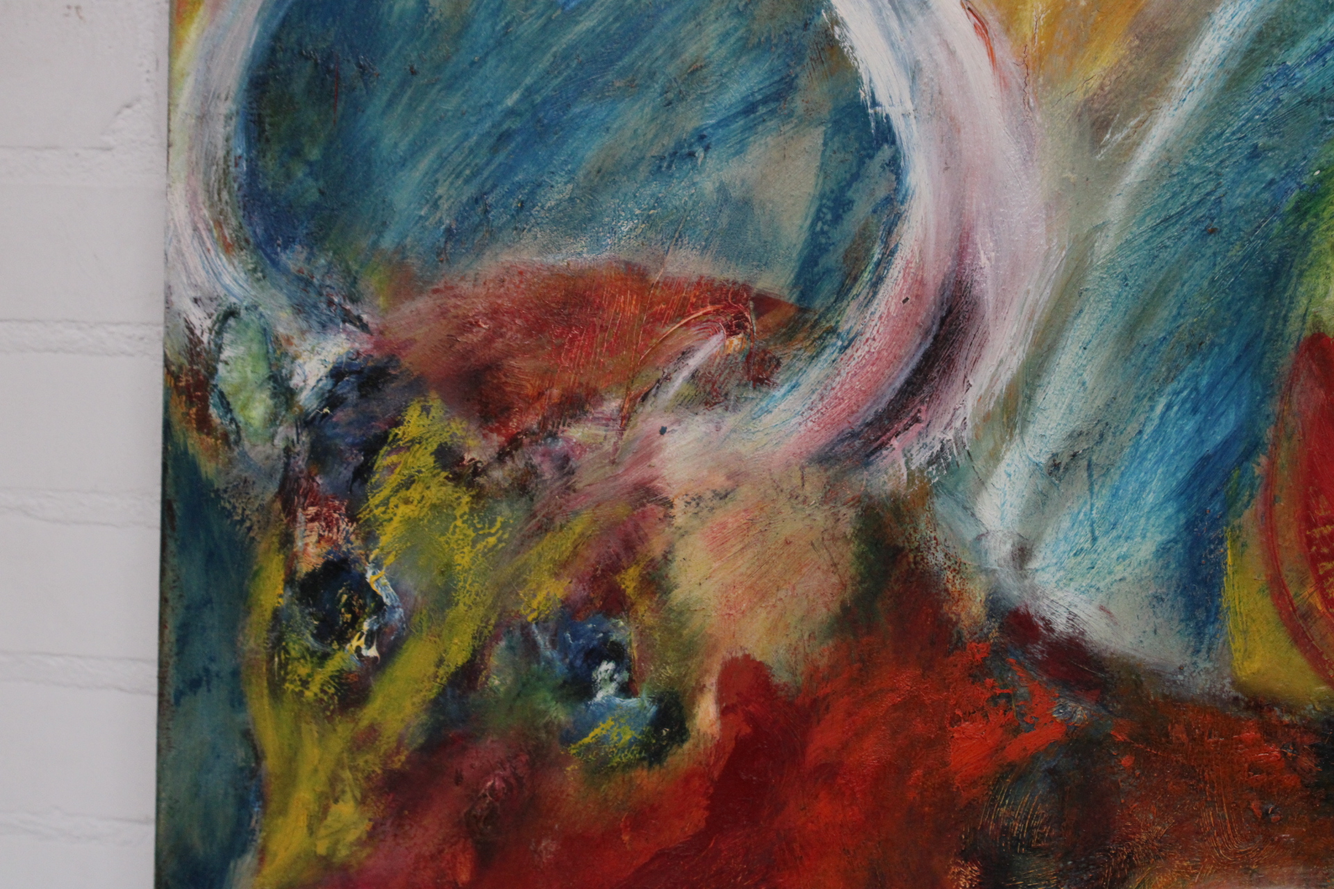 Schilderij met afbeelding van vier stieren – foto 8 – kavel bij GSD Auctions, Zoeterwoude