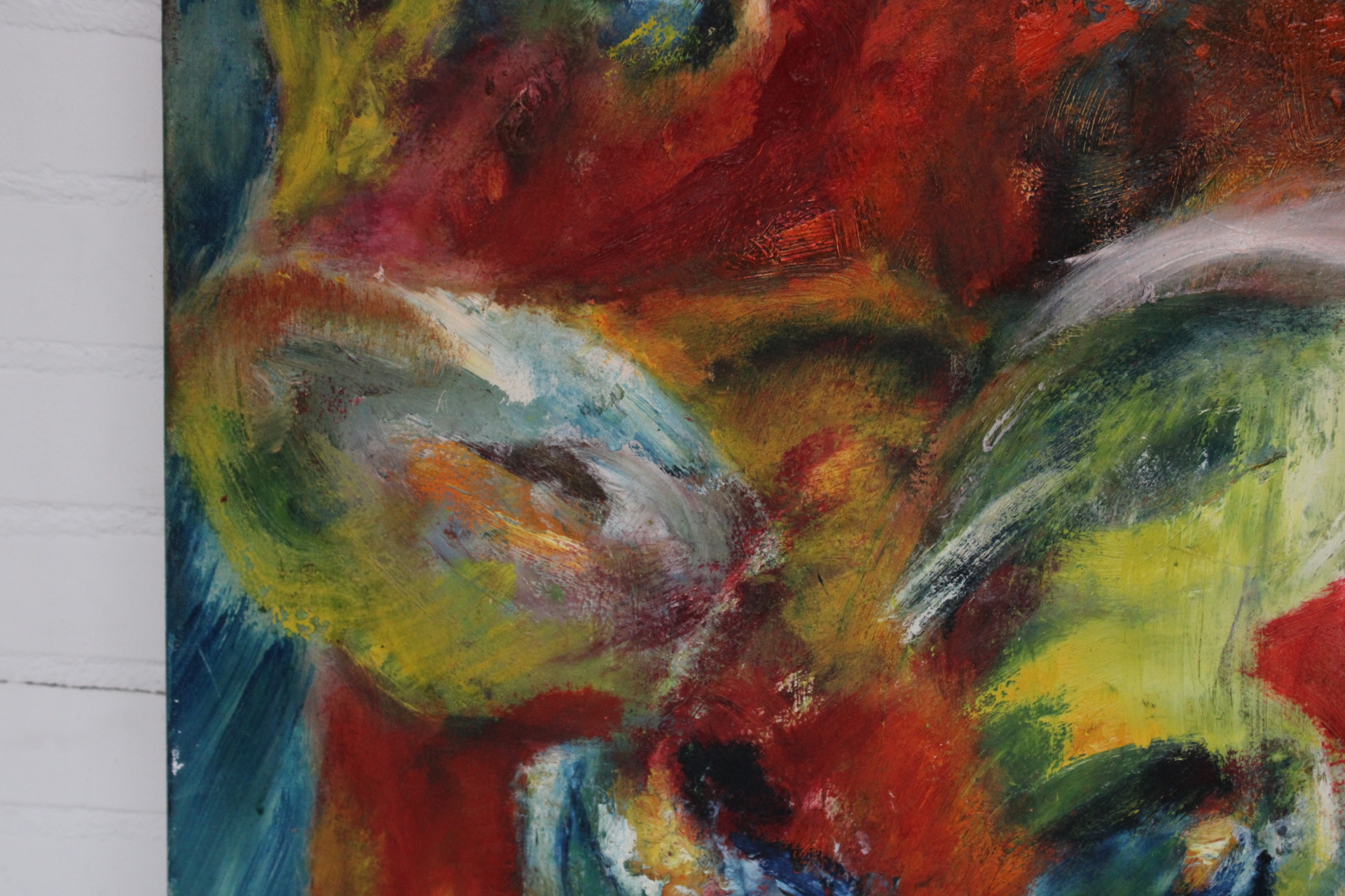 Schilderij met afbeelding van vier stieren – foto 9 – kavel bij GSD Auctions, Zoeterwoude