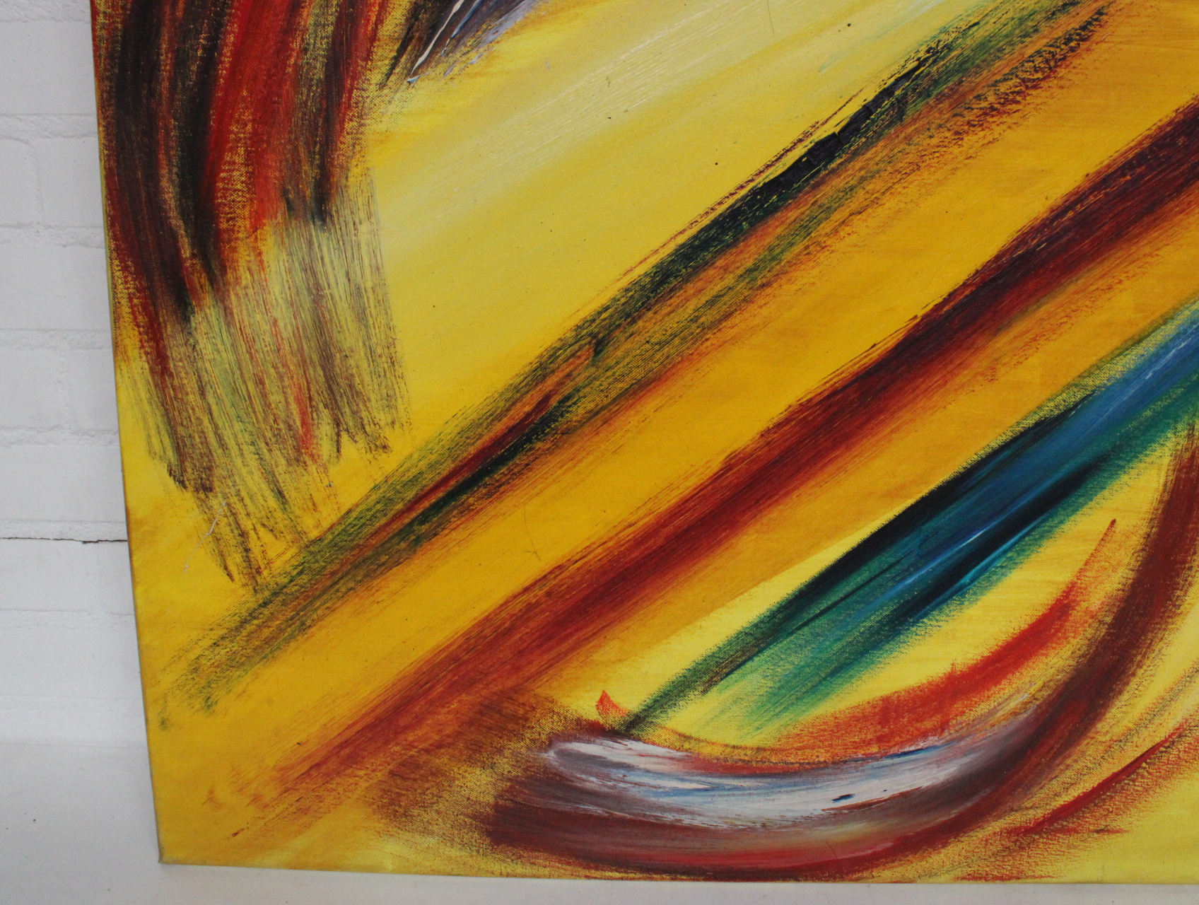 Abstract schilderij met felle kleuren – foto 7 – kavel bij GSD Auctions, Zoeterwoude