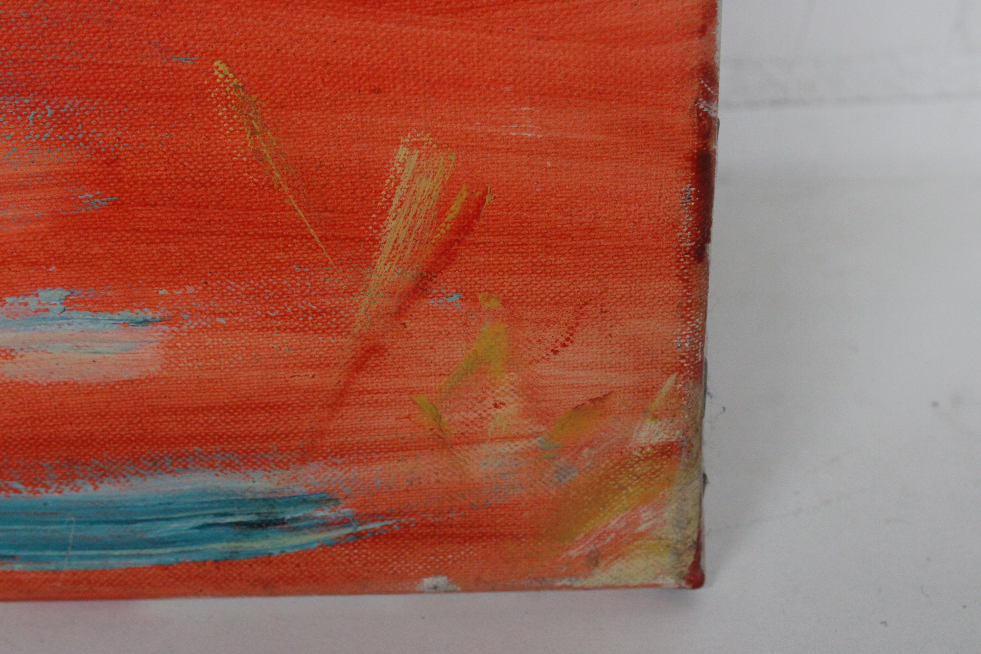 Abstract schilderij met kleurrijke penseelstreken – foto 9 – kavel bij GSD Auctions, Zoeterwoude