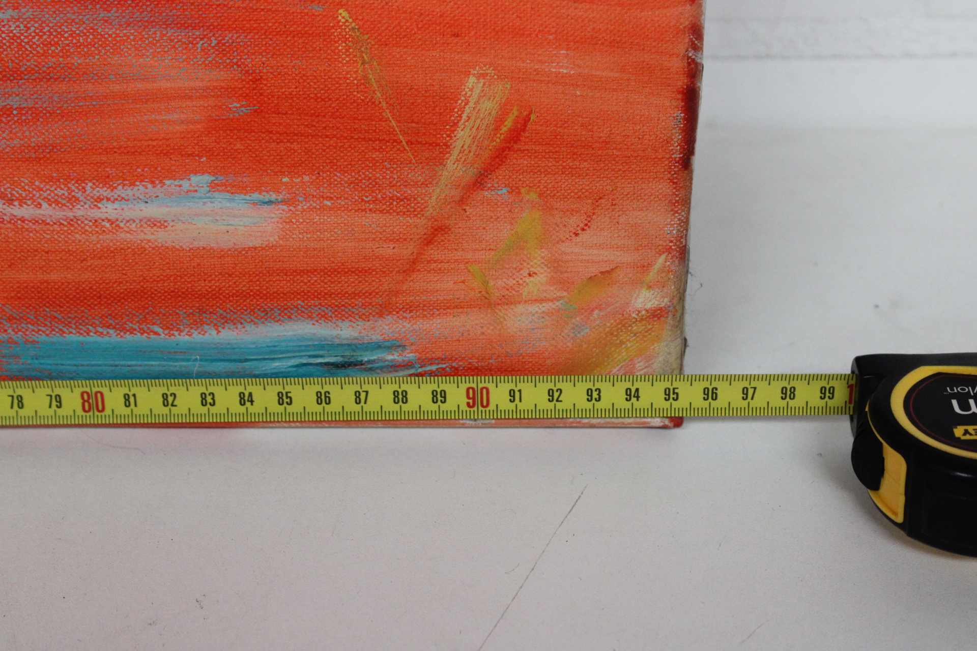 Abstract schilderij met kleurrijke penseelstreken – foto 10 – kavel bij GSD Auctions, Zoeterwoude