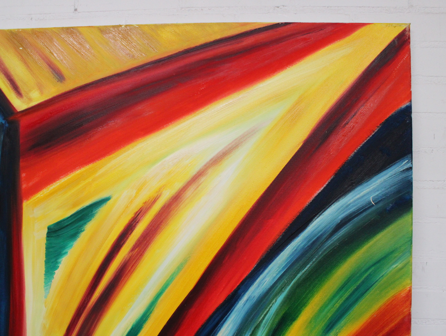 Abstract schilderij met felle kleuren – foto 4 – kavel bij GSD Auctions, Zoeterwoude