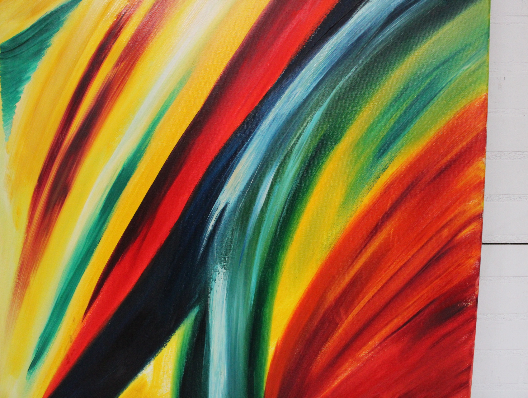 Abstract schilderij met felle kleuren – foto 5 – kavel bij GSD Auctions, Zoeterwoude