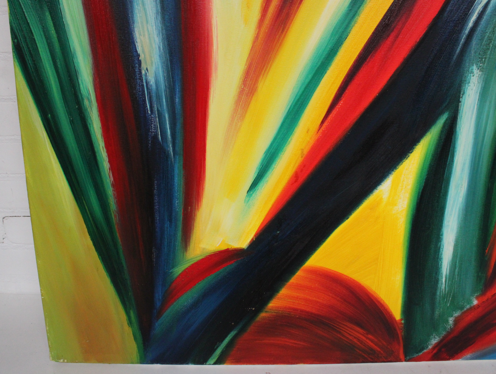 Abstract schilderij met felle kleuren – foto 7 – kavel bij GSD Auctions, Zoeterwoude