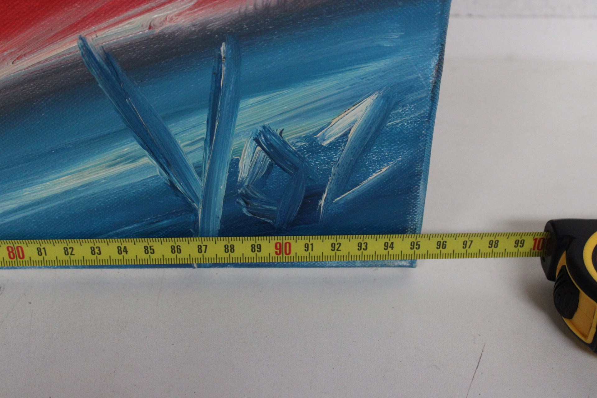 Abstract schilderij met felle kleuren – foto 10 – kavel bij GSD Auctions, Zoeterwoude