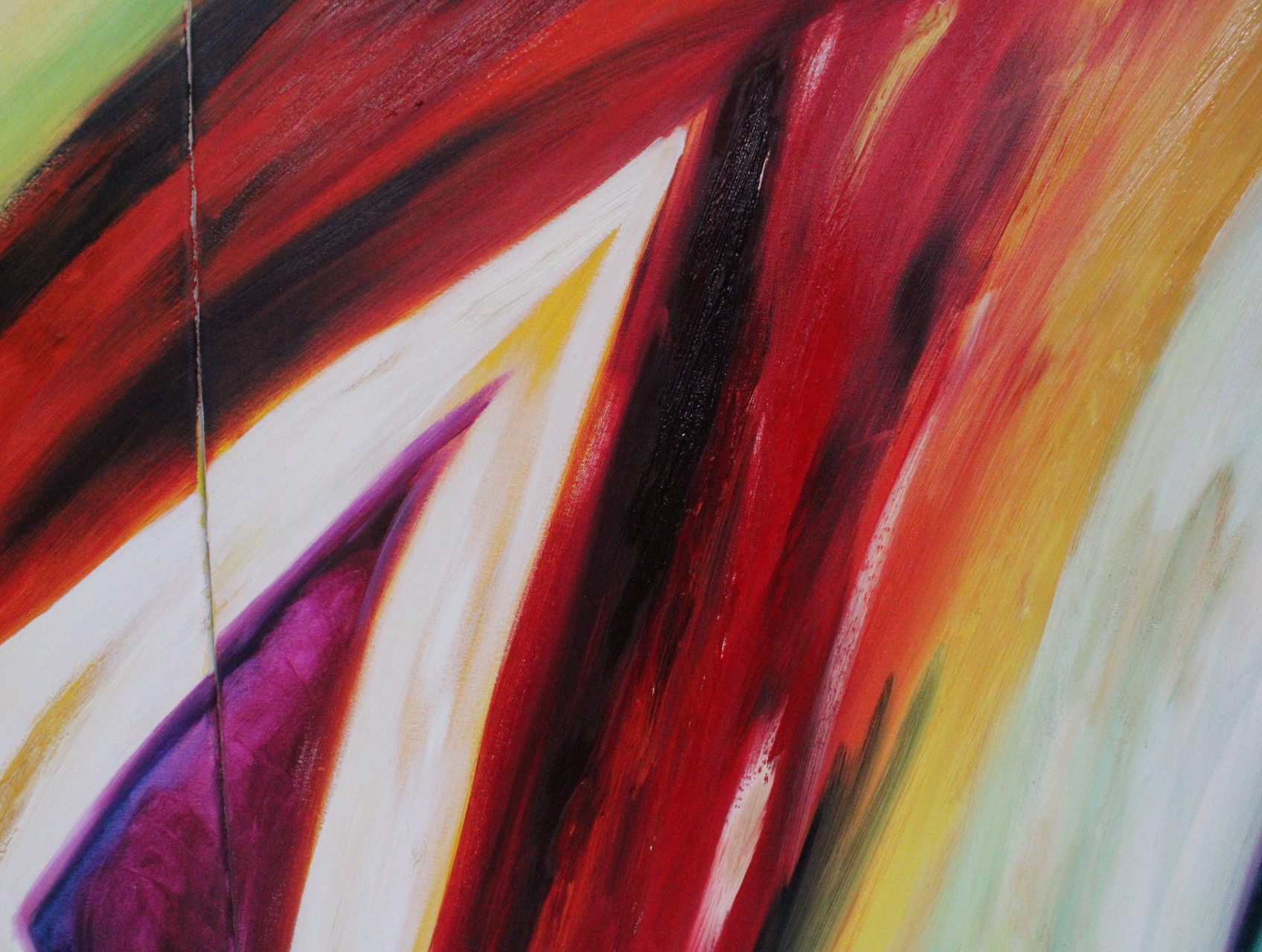 Twee abstracte kleurrijke schilderijen – foto 9 – kavel bij GSD Auctions, Zoeterwoude