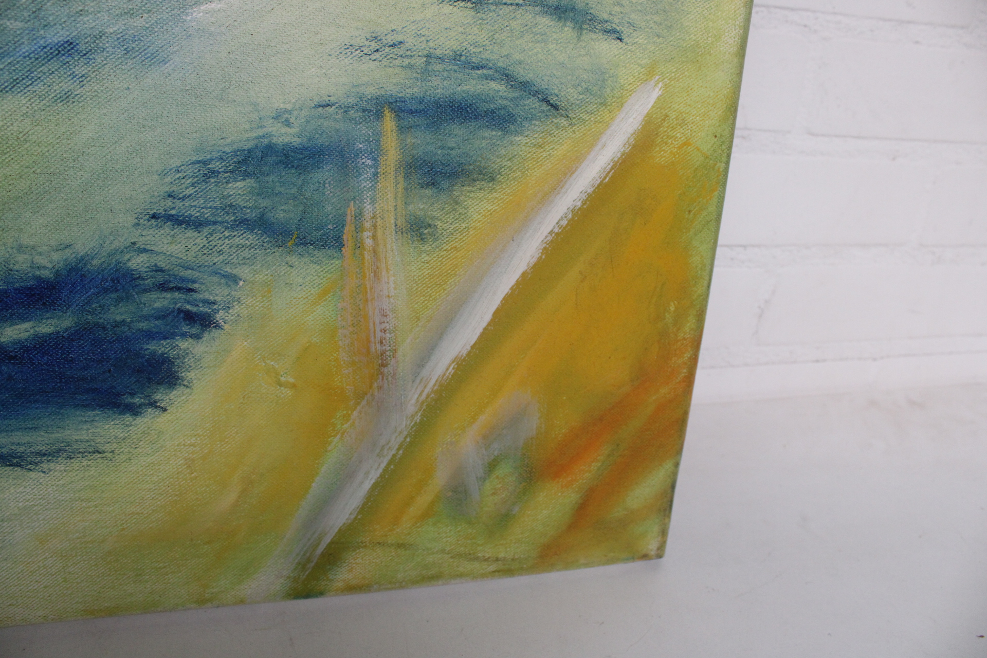 Abstract schilderij van slapende vos – foto 3 – kavel bij GSD Auctions, Zoeterwoude