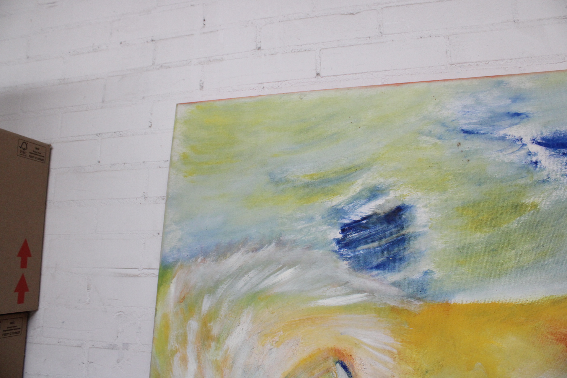 Abstract schilderij van slapende vos – foto 7 – kavel bij GSD Auctions, Zoeterwoude