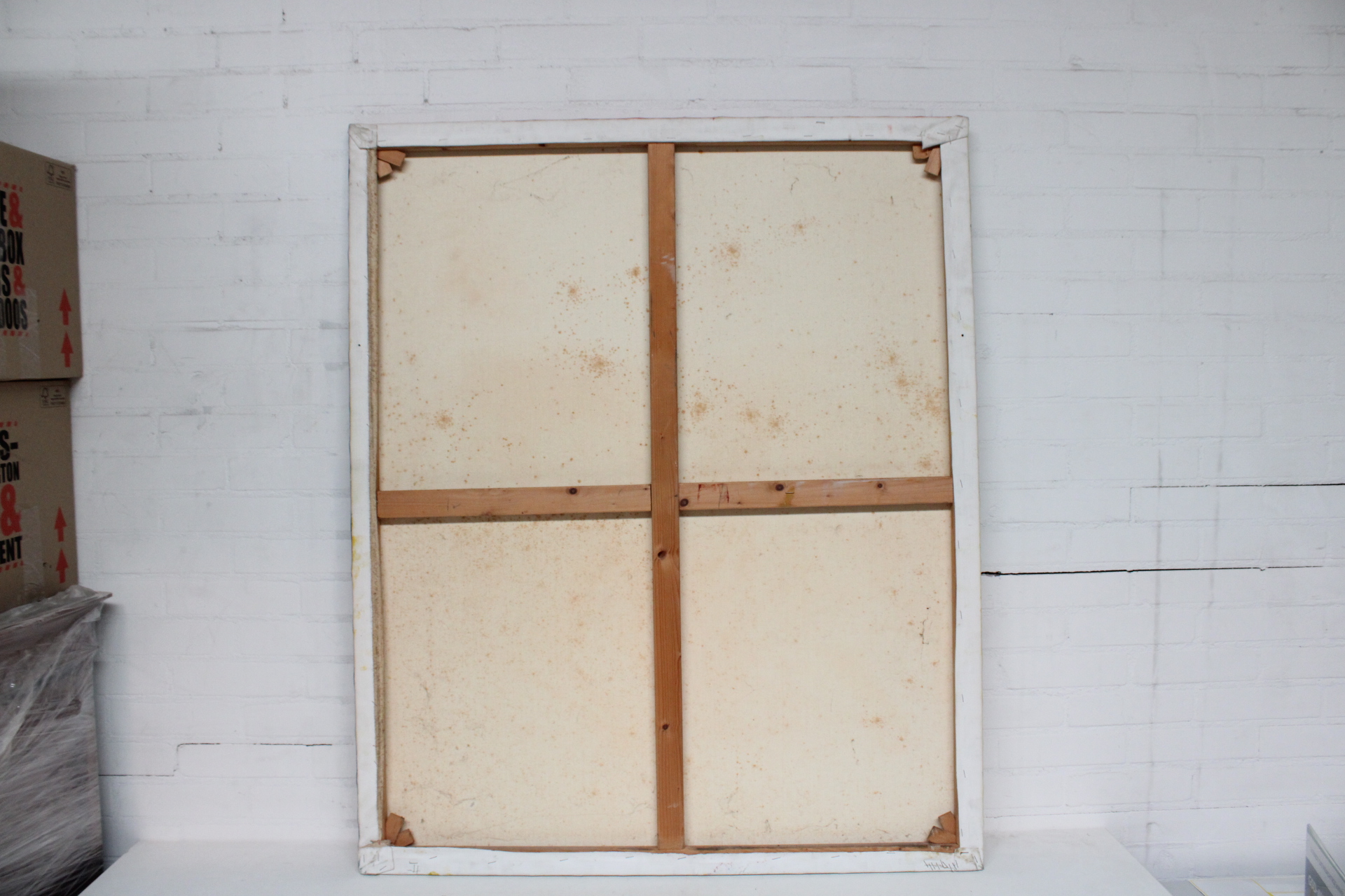 Abstract schilderij van slapende vos – foto 8 – kavel bij GSD Auctions, Zoeterwoude