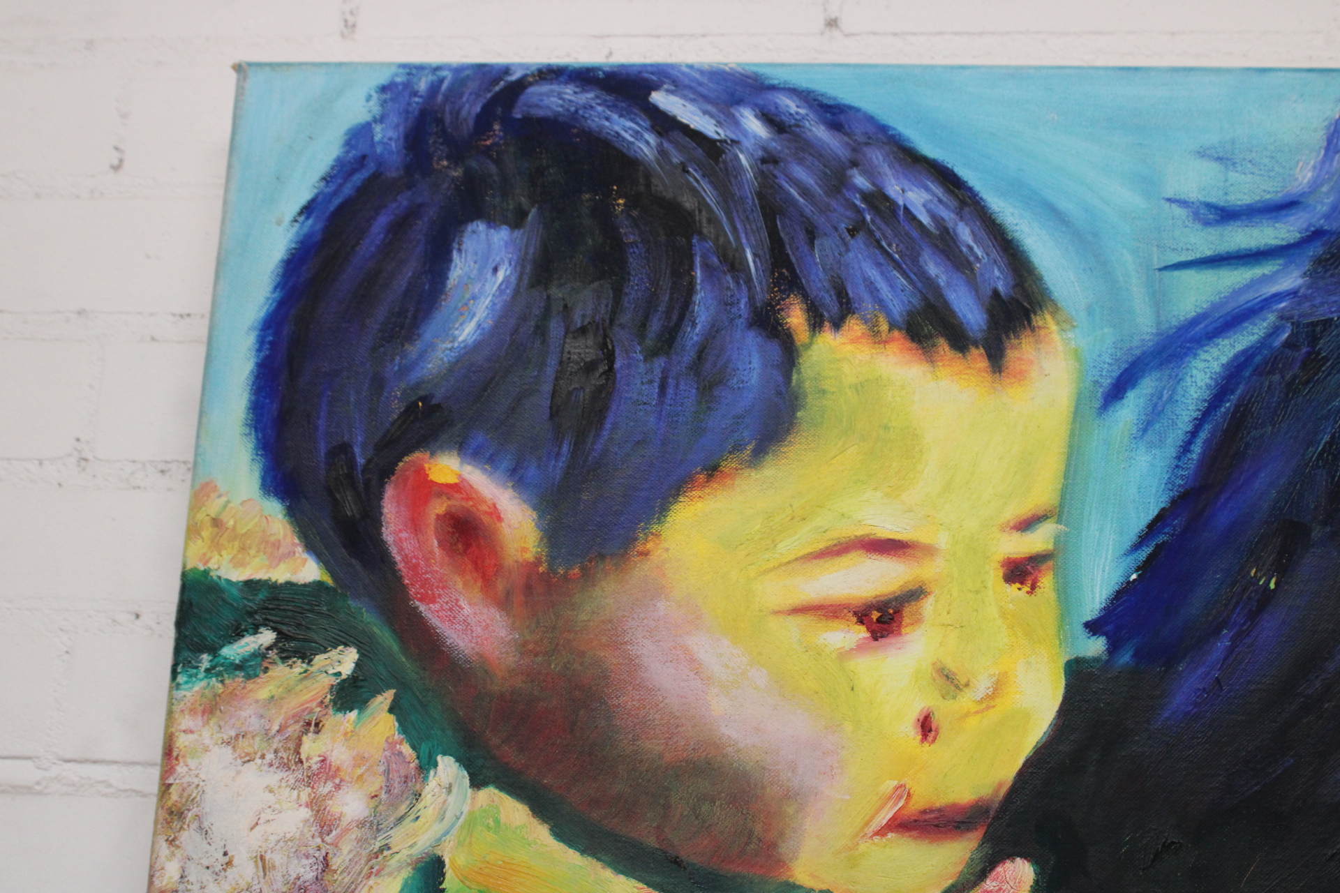 Schilderij moeder met kind – foto 4 – kavel bij GSD Auctions, Zoeterwoude
