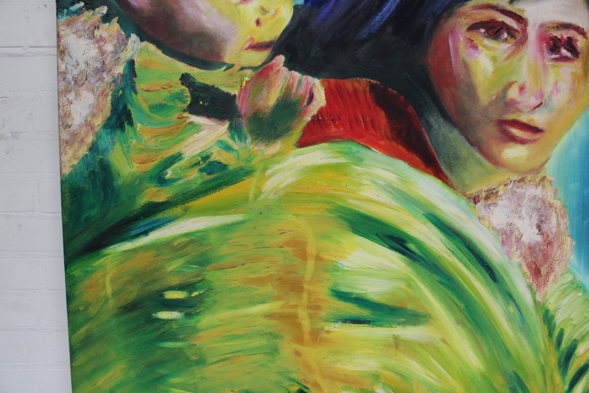 Schilderij moeder met kind – foto 6 – kavel bij GSD Auctions, Zoeterwoude