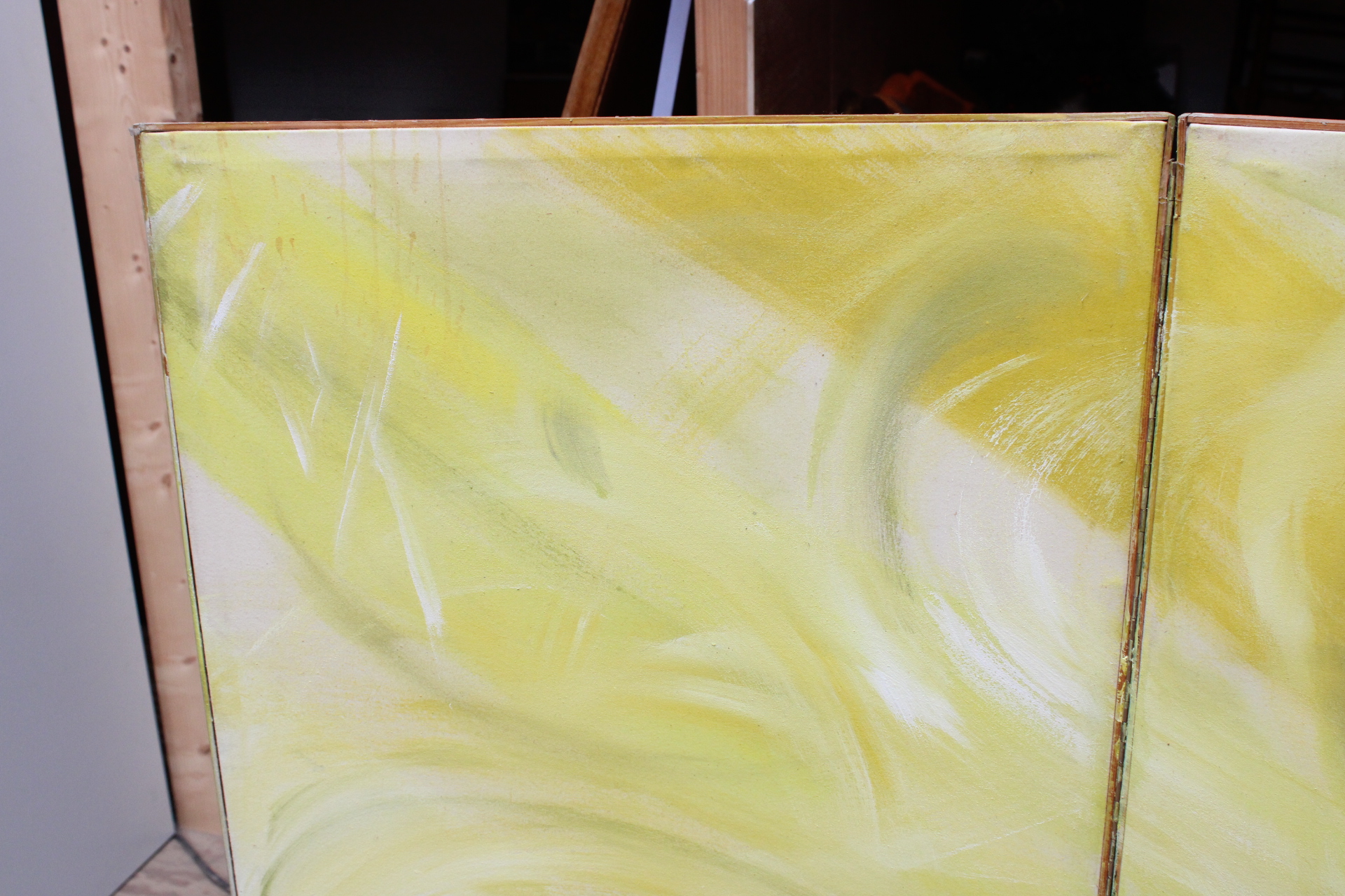 Abstract drieluik schilderij – foto 10 – kavel bij GSD Auctions, Zoeterwoude