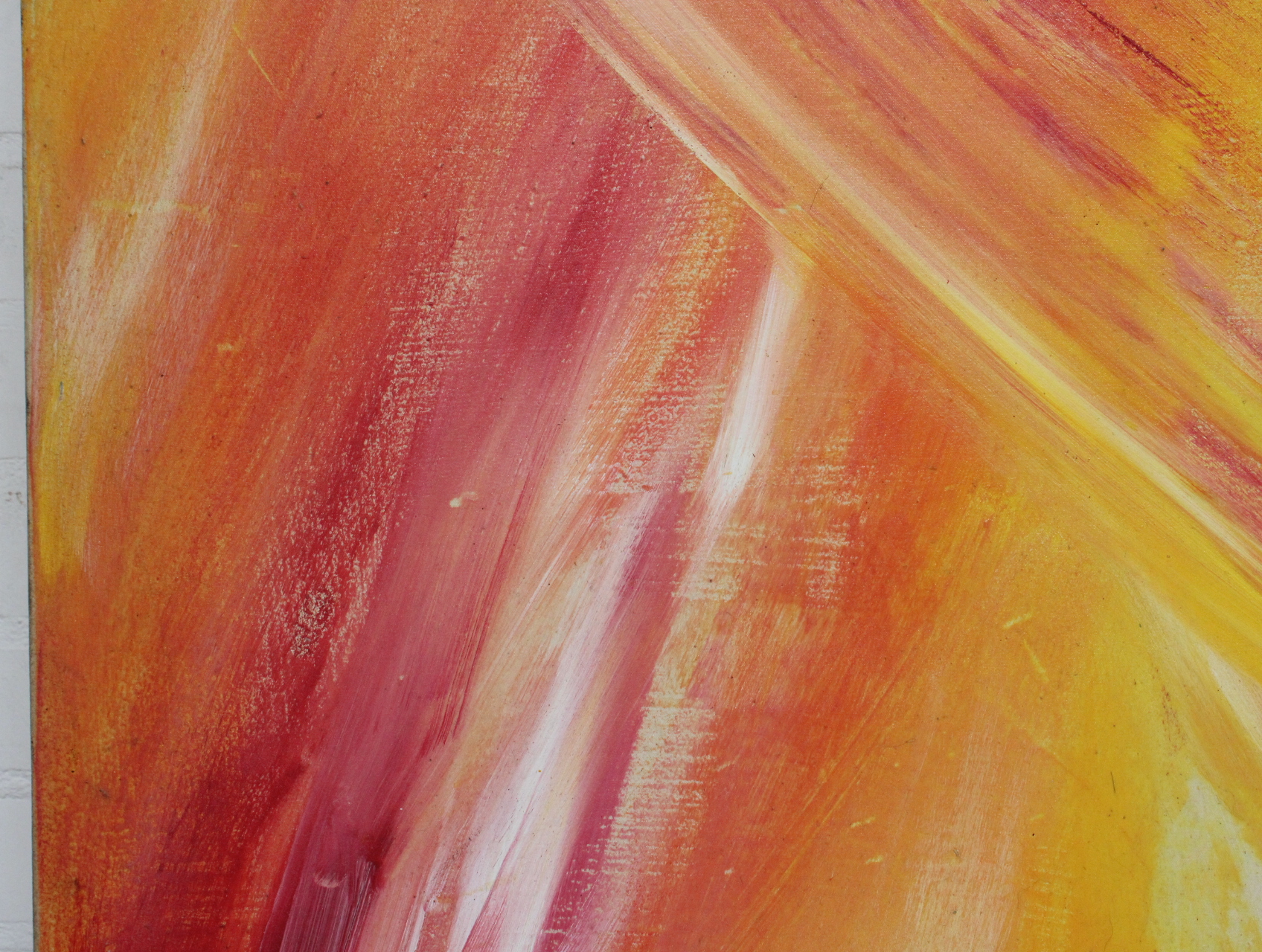 Abstract schilderij in warme oranje tinten – foto 6 – kavel bij GSD Auctions, Zoeterwoude