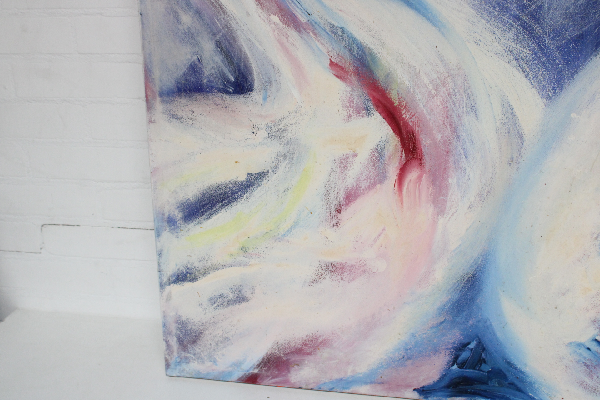 Schilderij van twee zwanen in pasteltinten – foto 6 – kavel bij GSD Auctions, Zoeterwoude