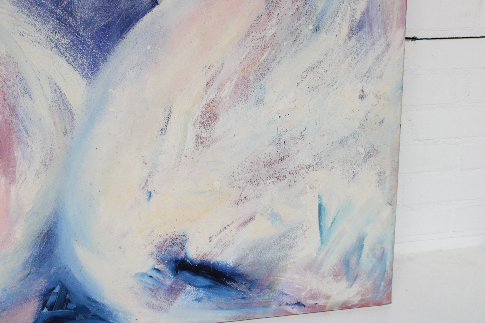 Schilderij van twee zwanen in pasteltinten – foto 7 – kavel bij GSD Auctions, Zoeterwoude