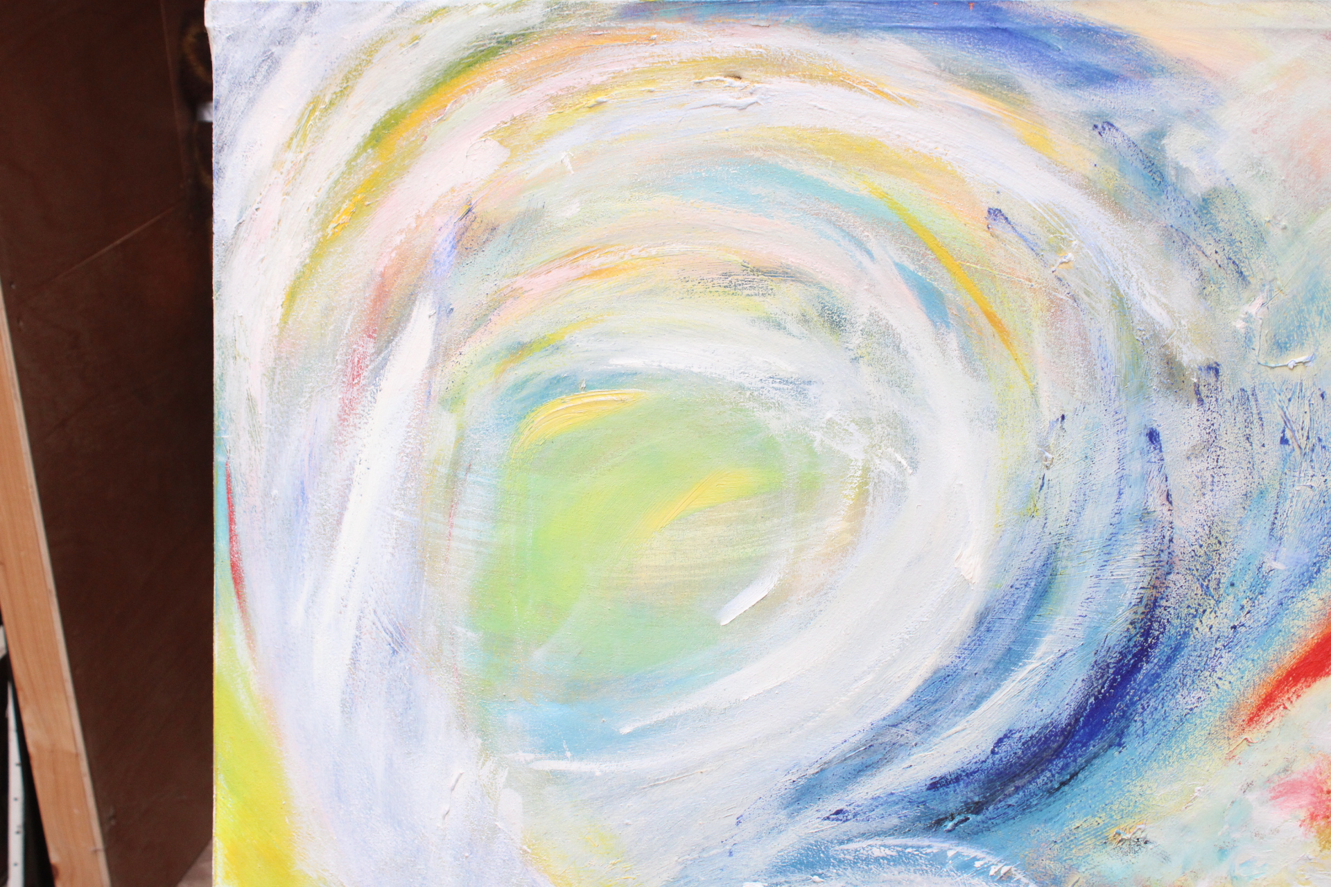 Abstract schilderij met kleurrijk, vloeiend design – foto 5 – kavel bij GSD Auctions, Zoeterwoude