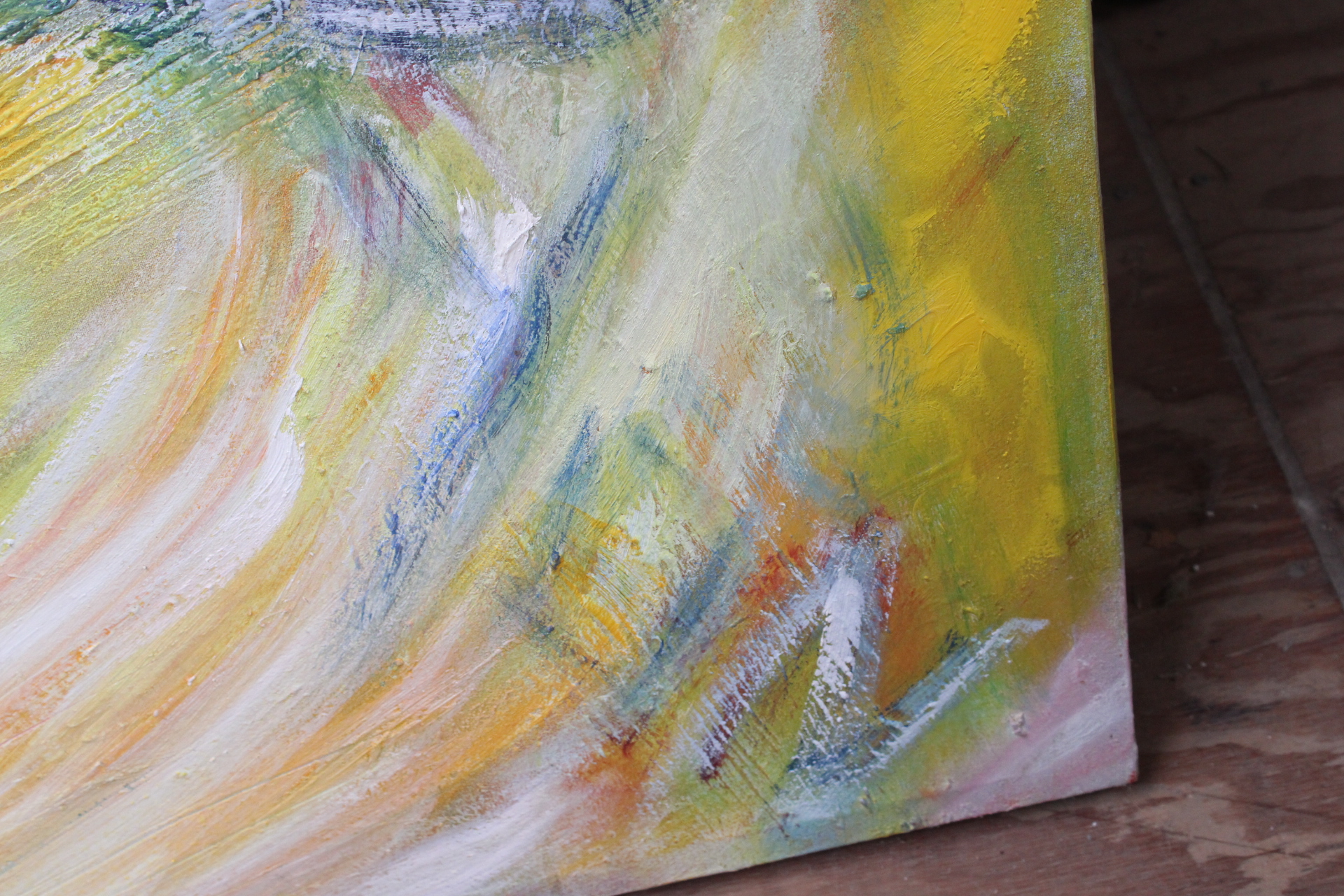 Abstract schilderij met kleurrijk, vloeiend design – foto 7 – kavel bij GSD Auctions, Zoeterwoude