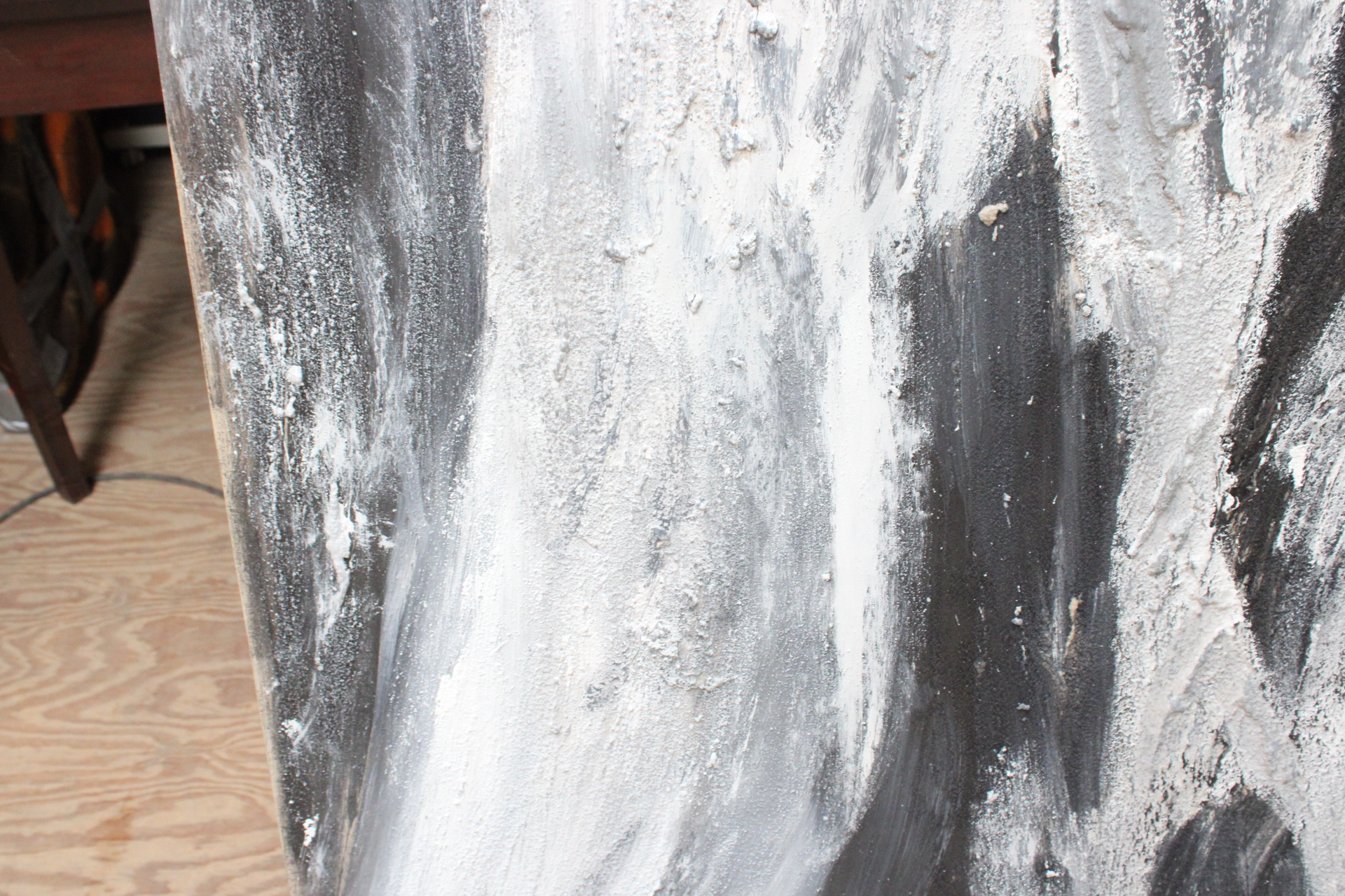Abstract zwart-wit schilderij – foto 7 – kavel bij GSD Auctions, Zoeterwoude