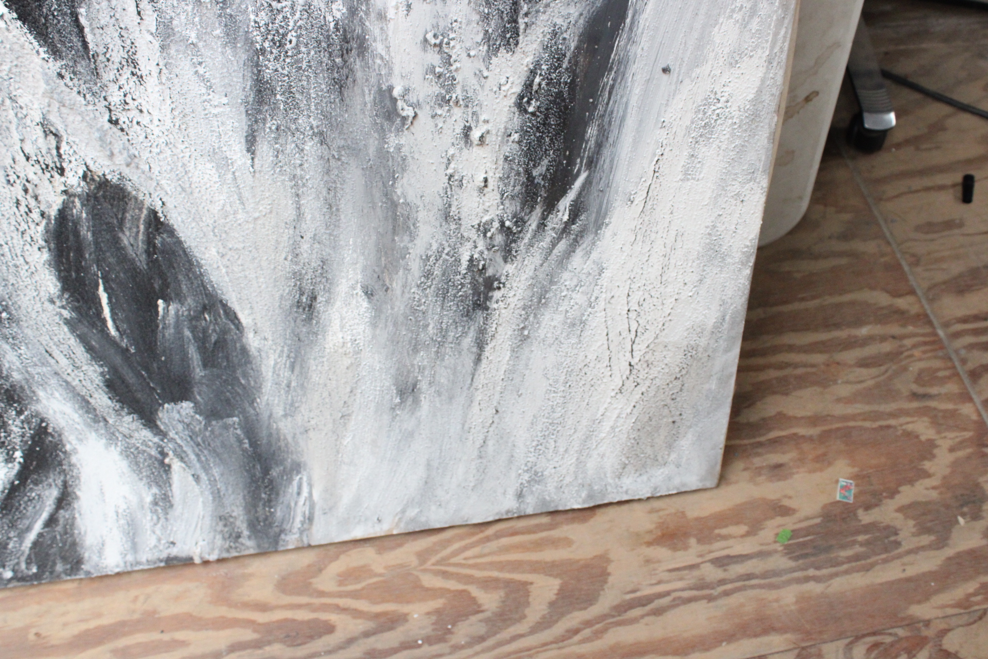 Abstract zwart-wit schilderij – foto 9 – kavel bij GSD Auctions, Zoeterwoude