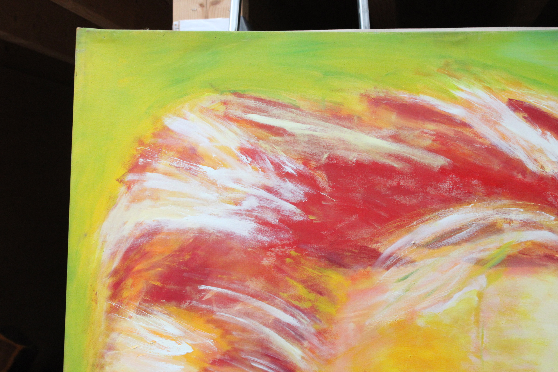 Schilderij kleurrijk portret – foto 3 – kavel bij GSD Auctions, Zoeterwoude