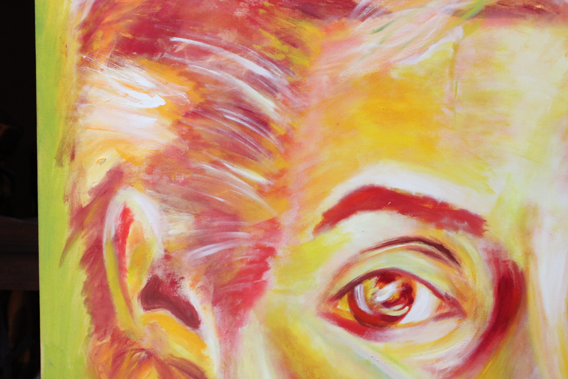 Schilderij kleurrijk portret – foto 6 – kavel bij GSD Auctions, Zoeterwoude