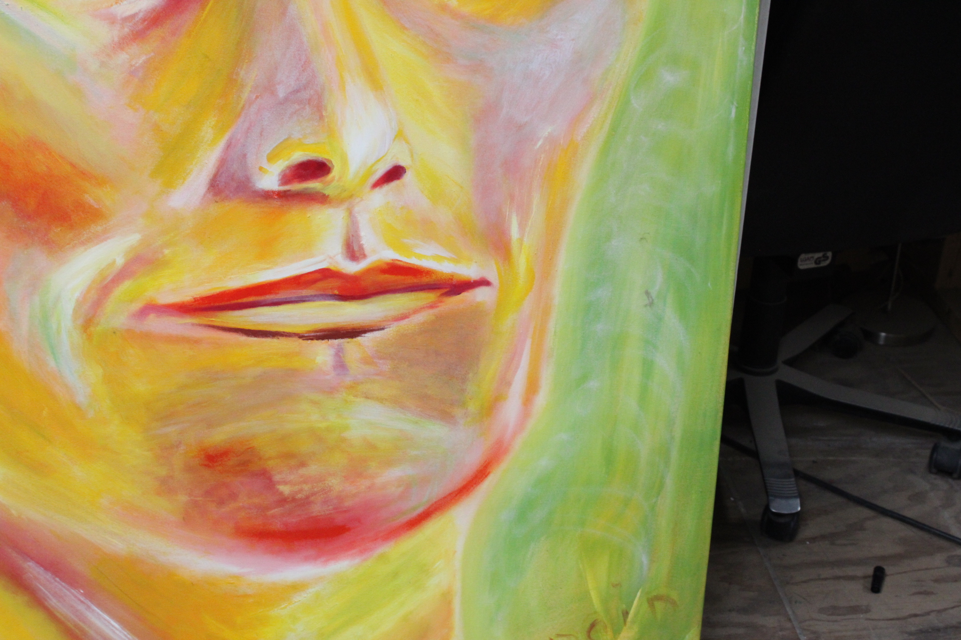 Schilderij kleurrijk portret – foto 8 – kavel bij GSD Auctions, Zoeterwoude