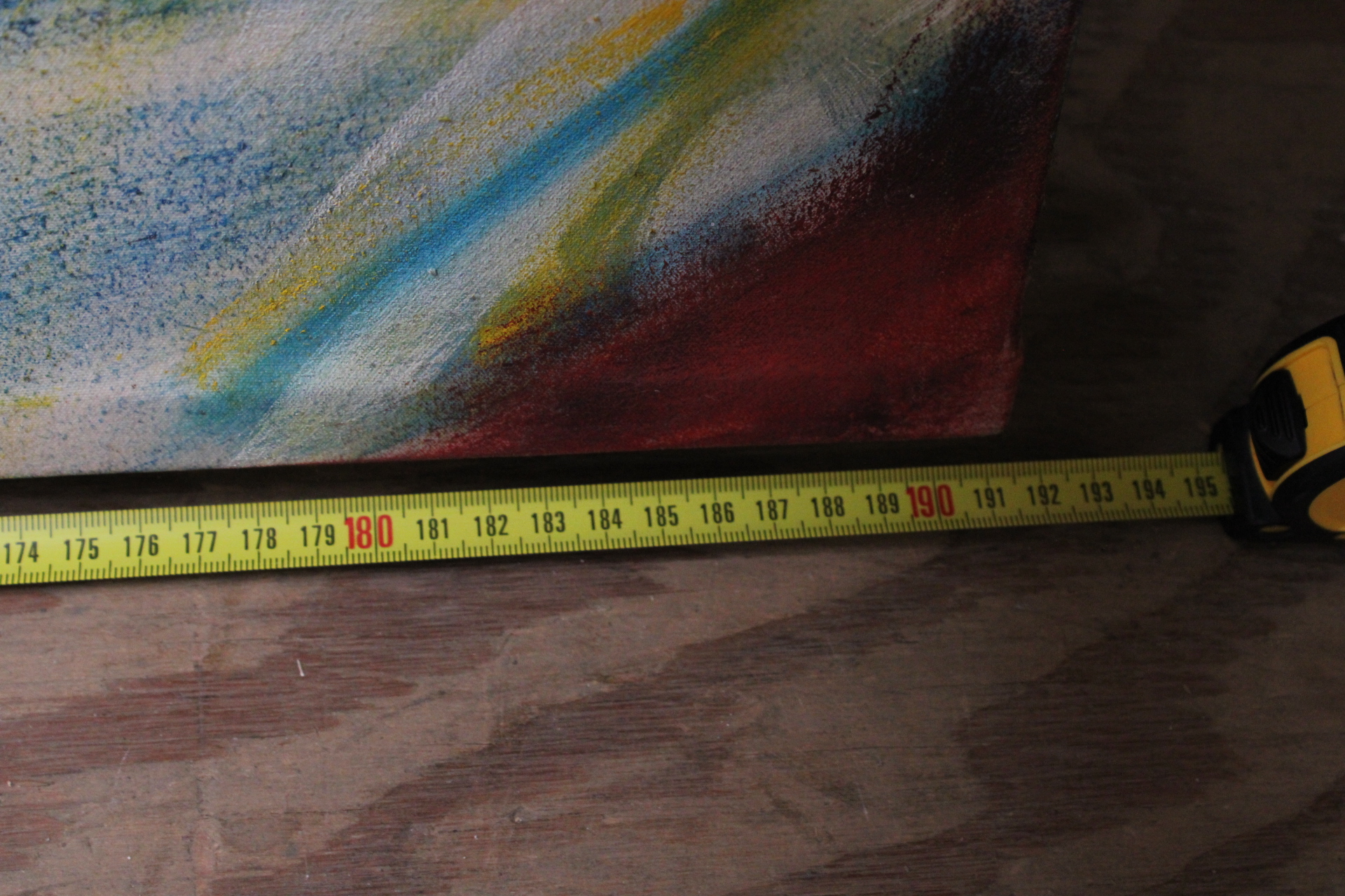 Abstract schilderij van twee gezichten – foto 9 – kavel bij GSD Auctions, Zoeterwoude
