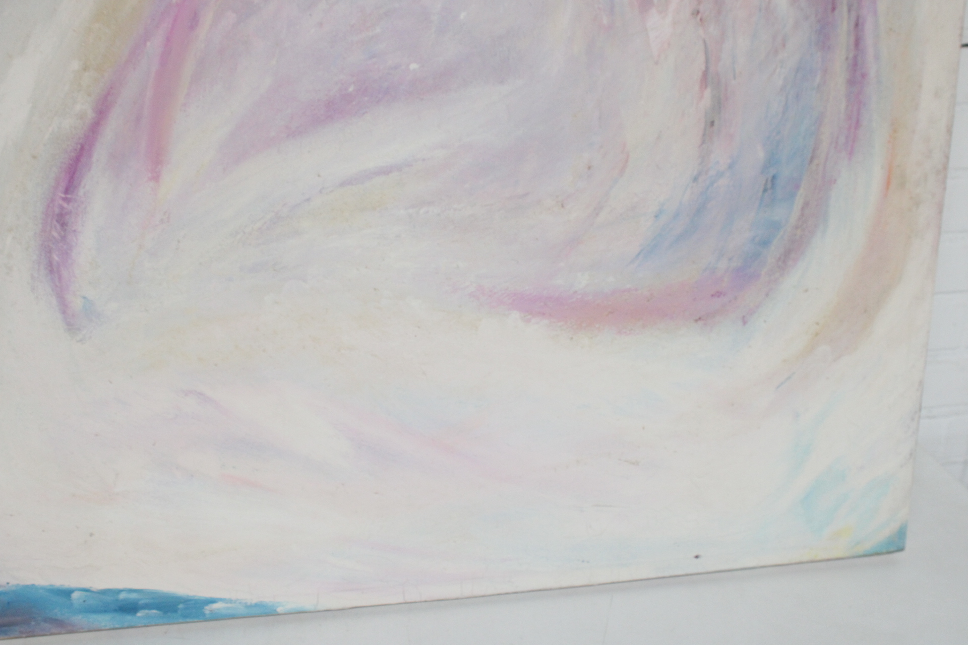 Schilderij Zwaan in zachte pasteltinten – foto 5 – kavel bij GSD Auctions, Zoeterwoude