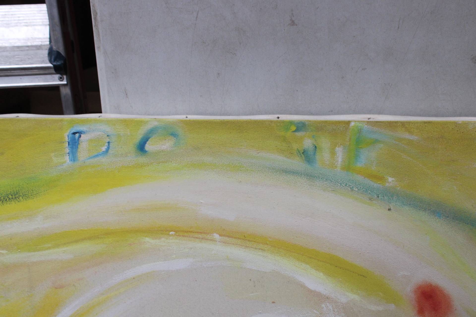Abstracte kleurrijke schilderij op canvas – foto 5 – kavel bij GSD Auctions, Zoeterwoude