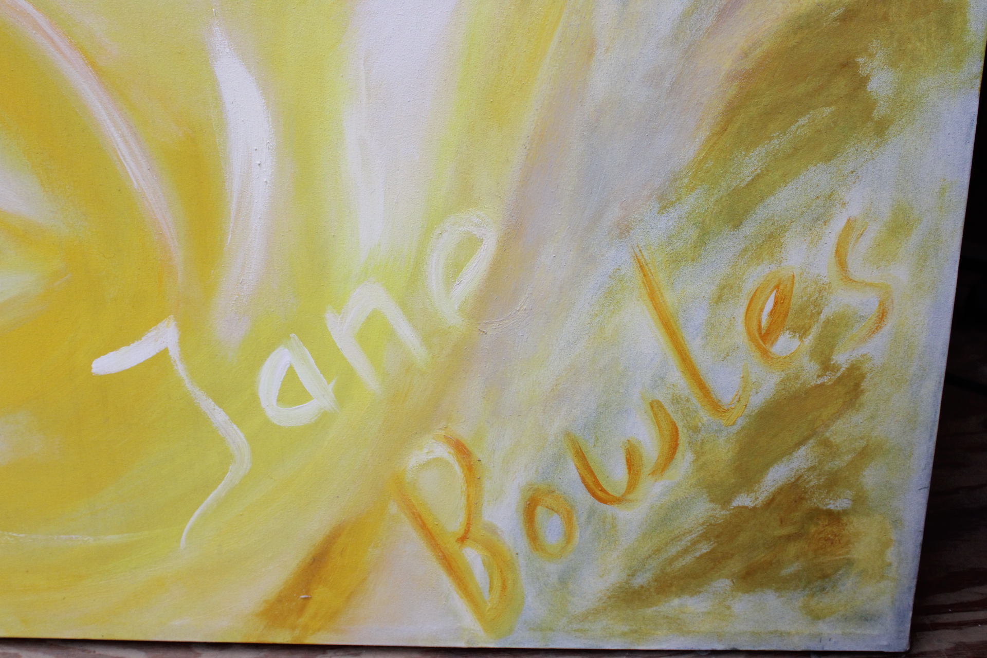 Schilderij 'Jane Bowles' kleurrijk portret – foto 2 – kavel bij GSD Auctions, Zoeterwoude