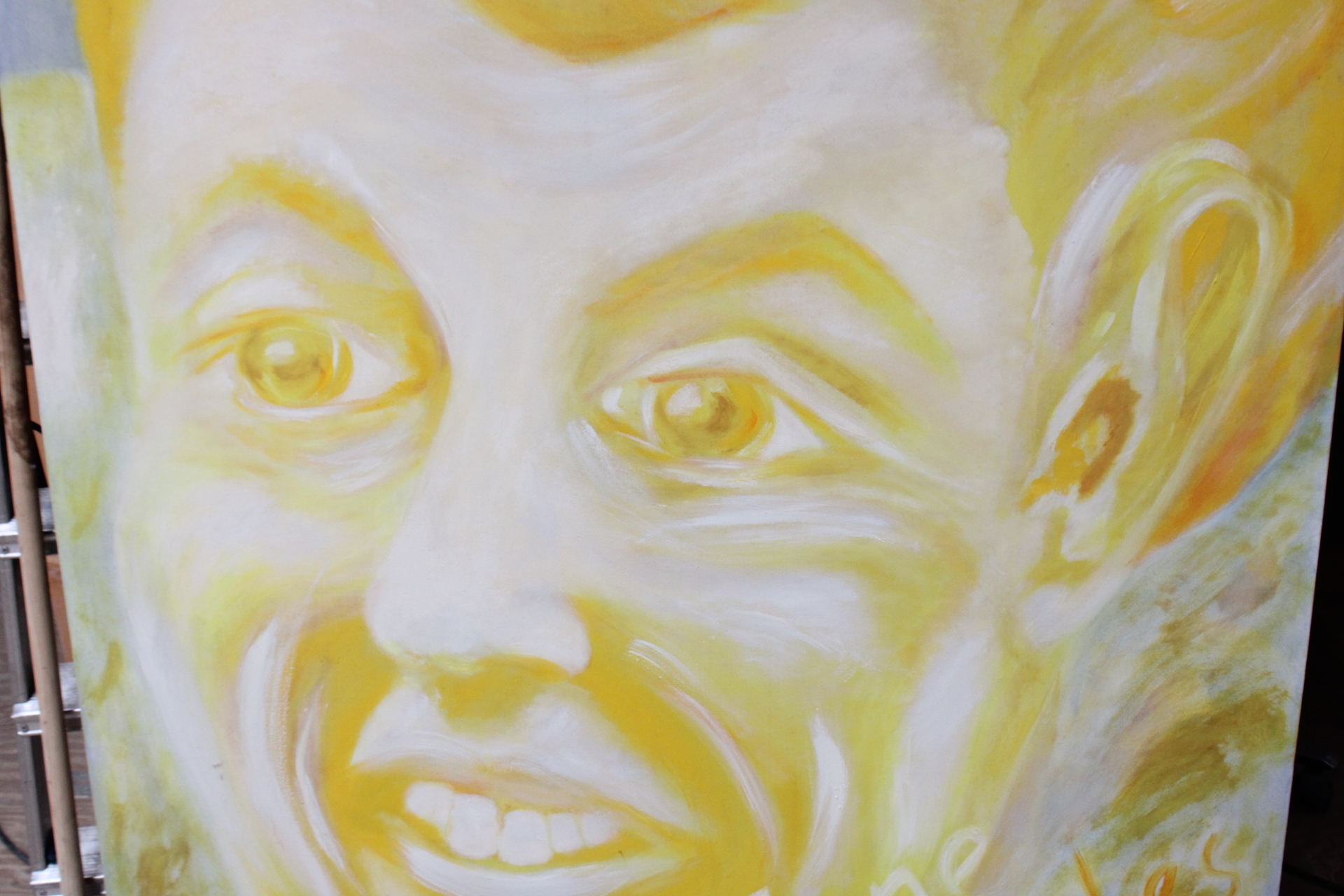 Schilderij 'Jane Bowles' kleurrijk portret – foto 5 – kavel bij GSD Auctions, Zoeterwoude