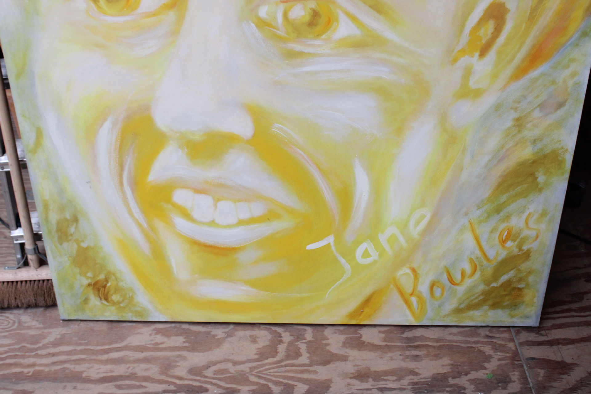 Schilderij 'Jane Bowles' kleurrijk portret – foto 6 – kavel bij GSD Auctions, Zoeterwoude
