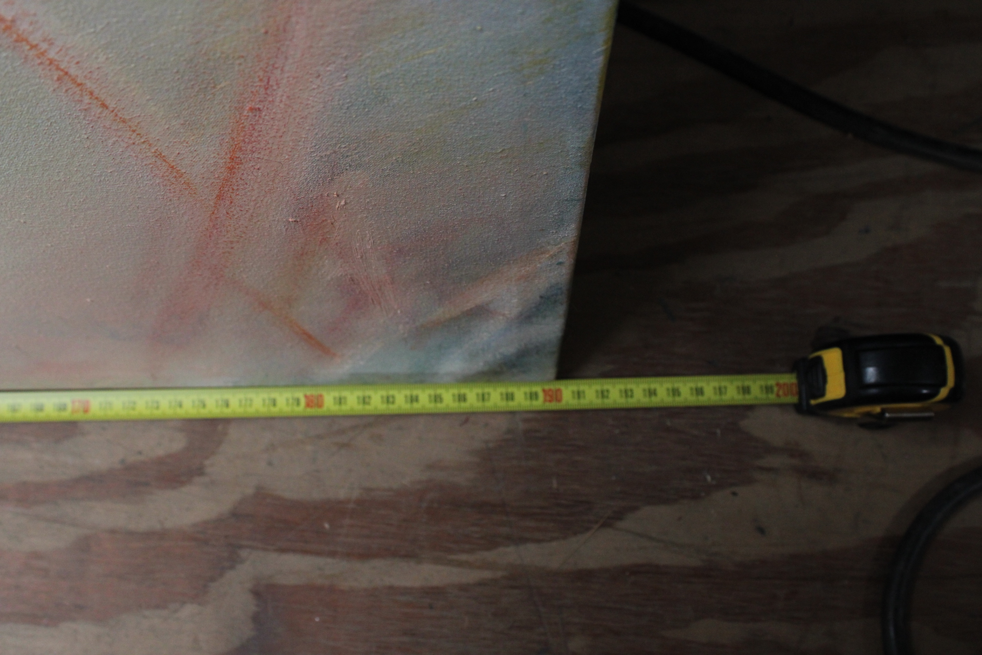 Abstract schilderij met twee gezichten – foto 8 – kavel bij GSD Auctions, Zoeterwoude