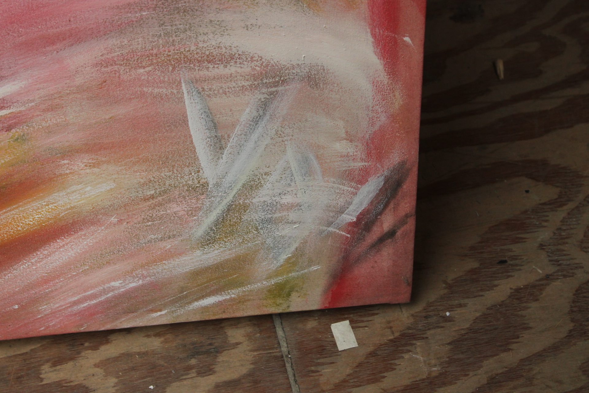 Abstract schilderij van vrouwelijk portret – foto 3 – kavel bij GSD Auctions, Zoeterwoude