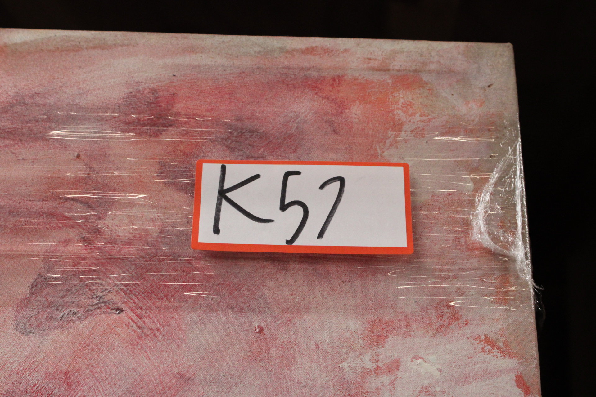 Abstract portretschilderij man met rood haar – foto 10 – kavel bij GSD Auctions, Zoeterwoude