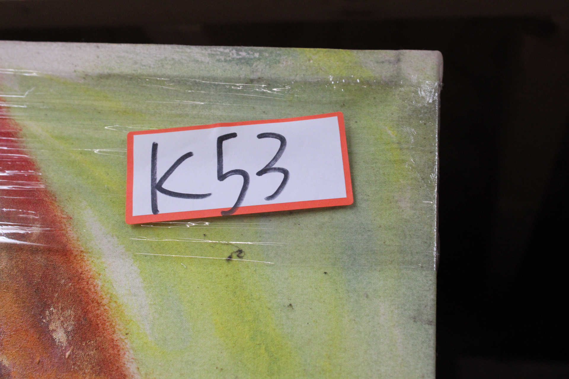 Abstract schilderij gezicht 'Alice' – foto 10 – kavel bij GSD Auctions, Zoeterwoude