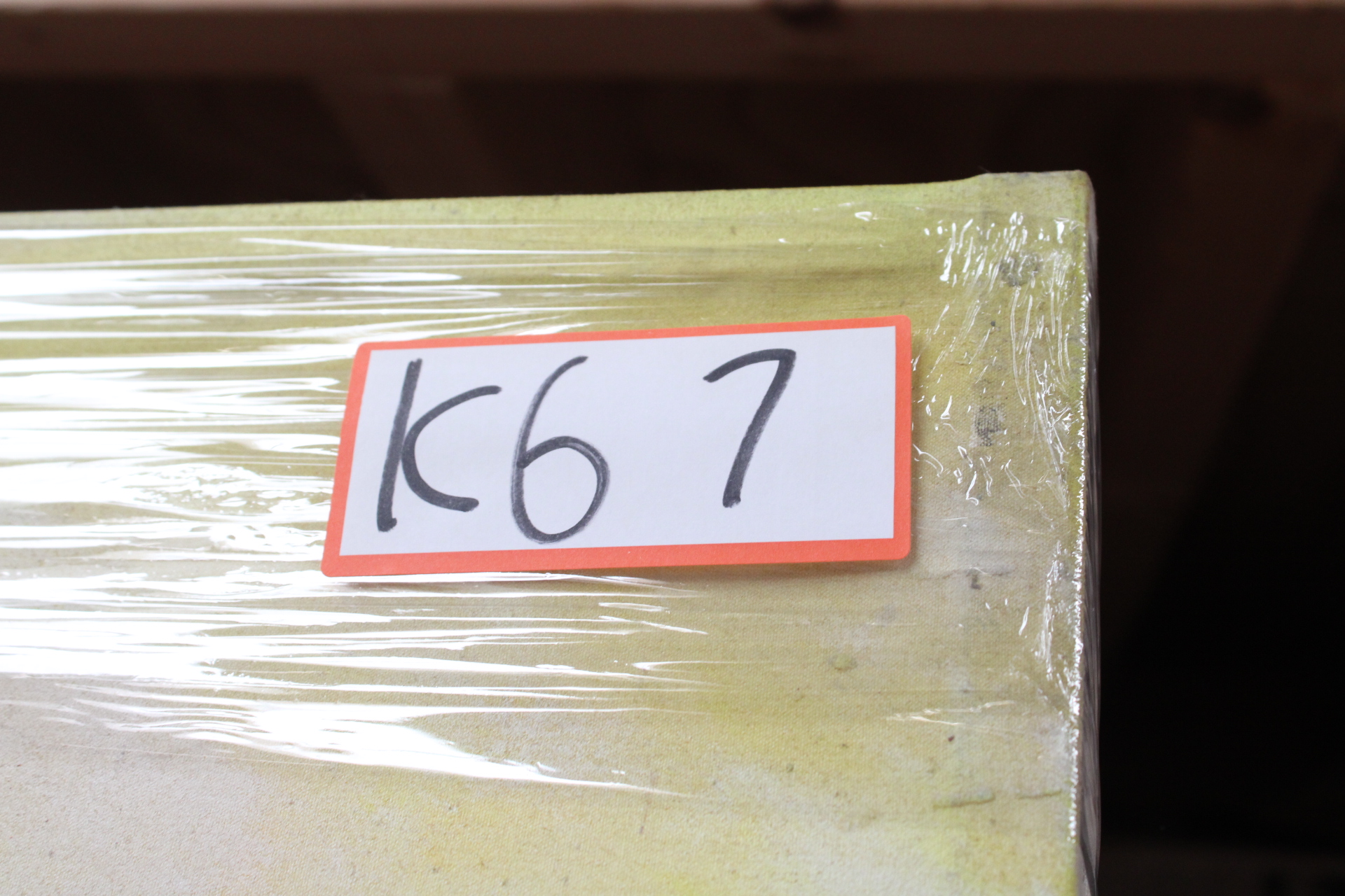 Schilderij vrouw met hoed in gele en oranje tinten – foto 10 – kavel bij GSD Auctions, Zoeterwoude
