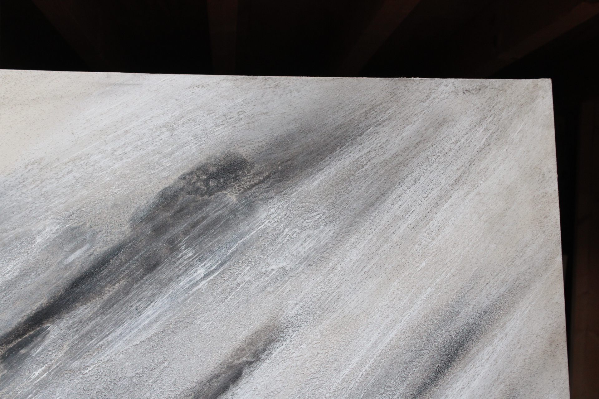 Abstract schilderij in grijstinten – foto 4 – kavel bij GSD Auctions, Zoeterwoude