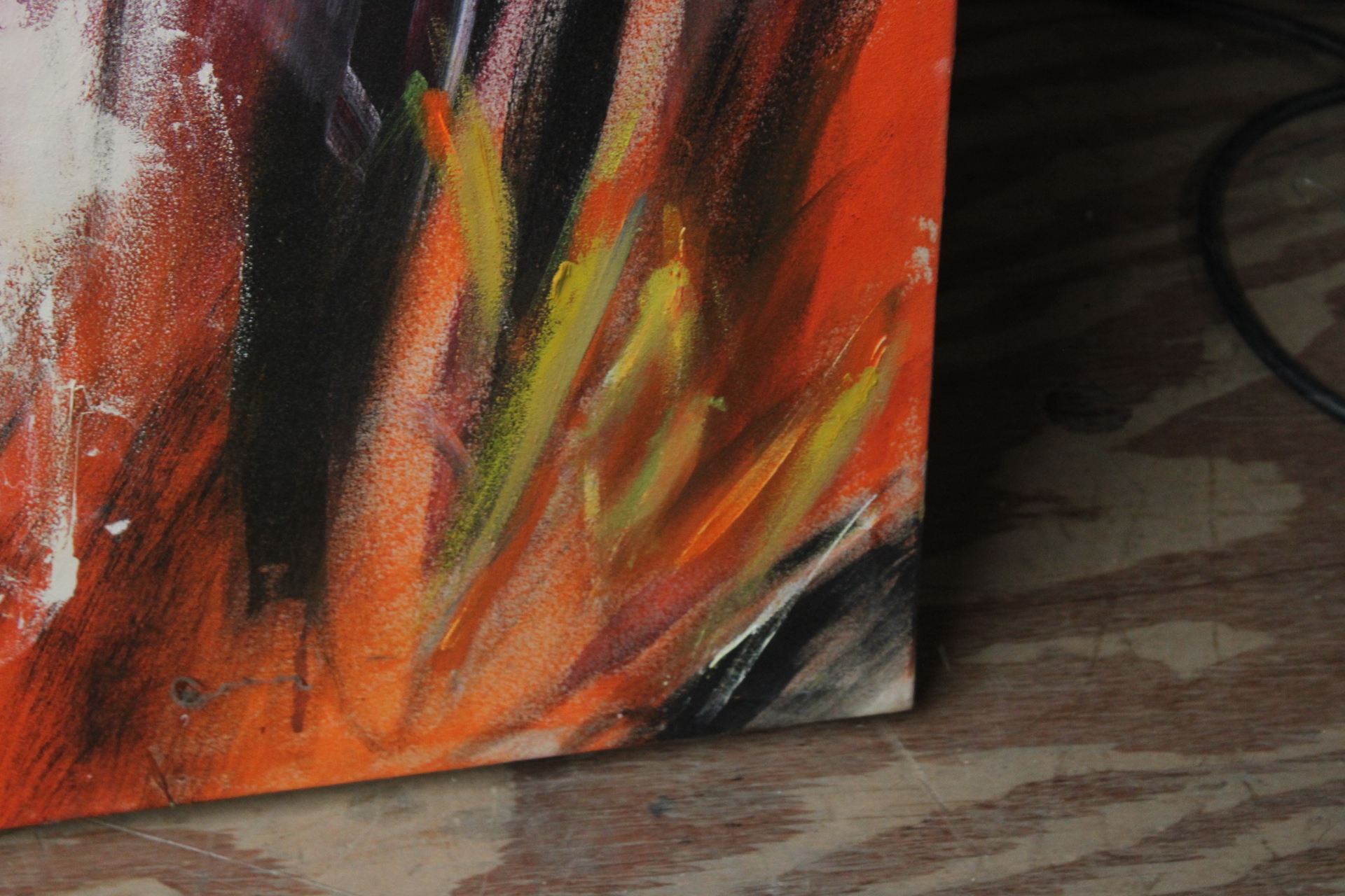 Abstract schilderij met dierenkoppen – foto 3 – kavel bij GSD Auctions, Zoeterwoude